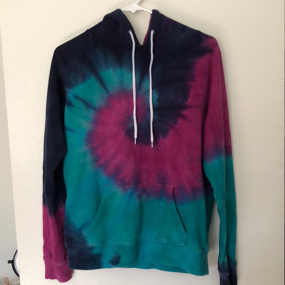 Zine Tie Dye Hoodie
